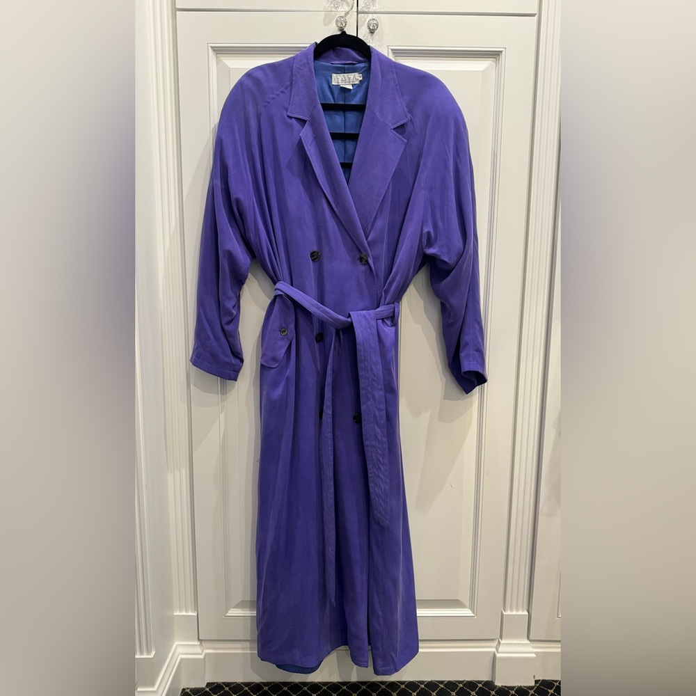 Purple Trench Coat